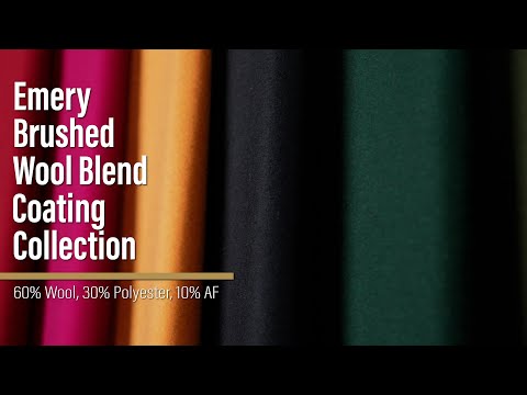 Brushed Wool Blend Coating - Light Gray - Emery Collection - Image 7 of 7
