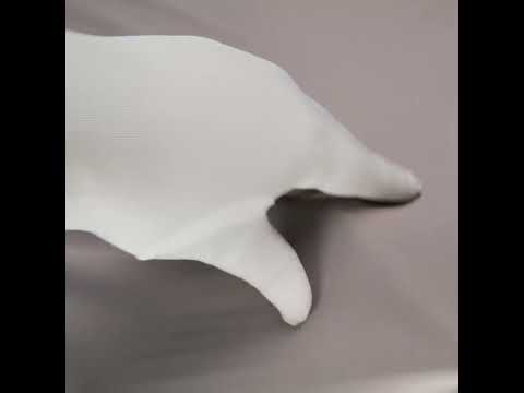 Soft Lightweight Polyester Gabardine - Gray - Stefanie Collection - Image 6 of 6