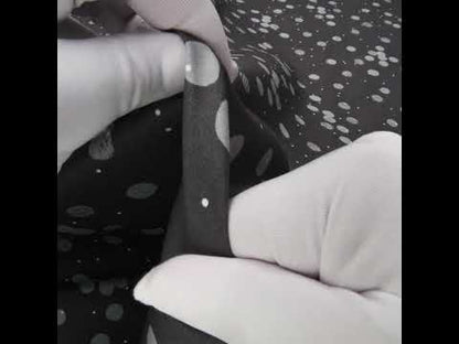 Printed Quilting Cotton by Ghazal Razavi for FIGO Studio - Gray Snow Textured Circles and Spots - Seasons Basics Collection