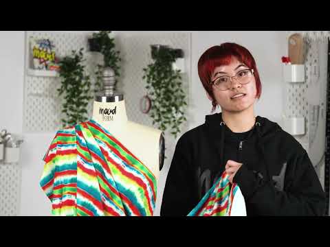 Traje de baño de compresión de tricot, con protección UV y microcápsulas de aloe vera - Rayas tie-dye rosas, azules y amarillas - Colección Caye