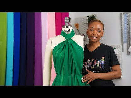 Silk Chiffon 54" - Maroon - Premium Collection