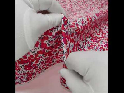 Liberty Fabrics Tana Lawn® - Wiltshire Pink - Pink, Red and Blue Leaves and Berries
