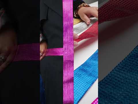 Metallic Silver Iridescent Wire Edged Ribbon - 1.5"