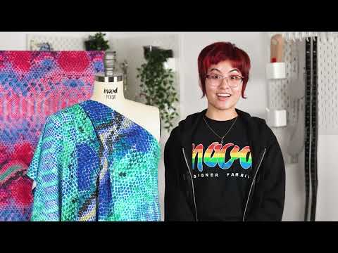 Traje de baño de compresión de tricot, con protección UV y microcápsulas de aloe vera - Azul y verde azulado pitón - Colección Caye