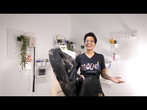 Metallic Gold and Black Abstract Luxury Burnout Brocade