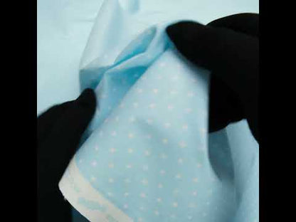 Printed Quilting Cotton by Heather Bailey for FIGO Studio - Sky Lottie Dot Square Polka Dots - Pop Sugar Collection