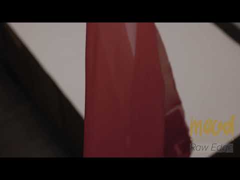 Famous Australian Designer Barn Red Viscose Georgette - Image 6 of 6