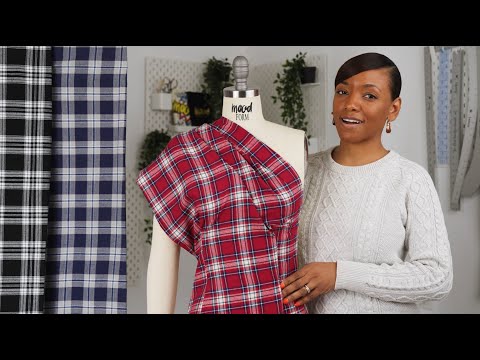 Red, White and Blue Plaid Cotton Flannel