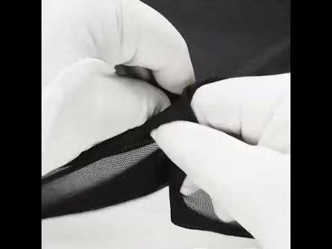 Black Stretch Polyester Power Mesh