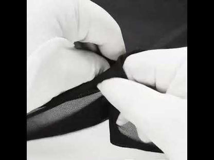 Black Stretch Polyester Power Mesh