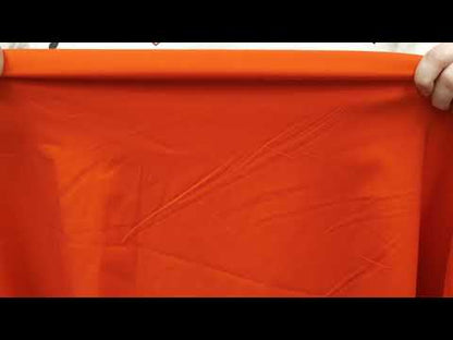 Tomato Stretch Cotton Sateen