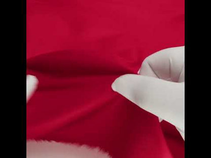 Voile de algodón egipcio orgánico mercerizado - Rojo - Colección Toulouse