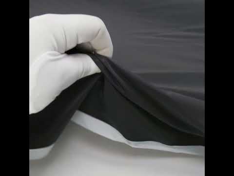 Super Soft Reflective Fabric - Rainbow on Black