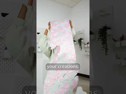 Beige and Cream Floral Sheer Luxury Brocade