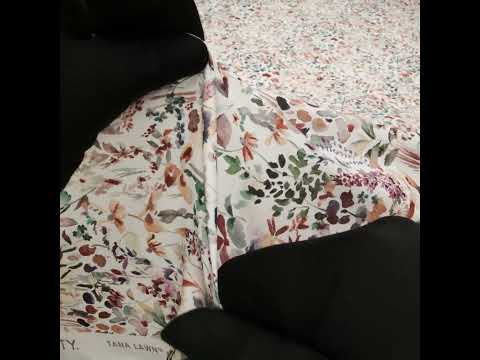 Liberty Fabrics Tana Lawn® - Felda Multi Neutral - Brown, Gray and Blue Watercolor Flowers - Image 6 of 6