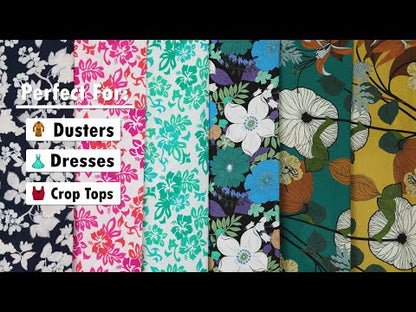 Mood Exclusive Green Island Greeting Viscose Woven
