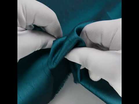 Polyester Shantung - Teal - Eirian Collection