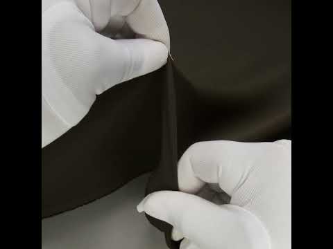 Soft Lightweight Polyester Gabardine - Dark Brown - Stefanie Collection - Image 6 of 6