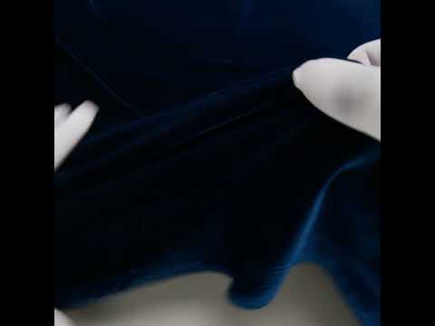 Stretch Velour - Royal Blue - Persica Collection