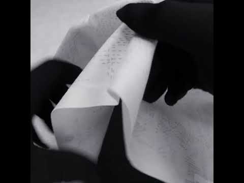 Printed Quilting Cotton by Ghazal Razavi for FIGO Studio - White and Gray Stitches - Dovetail Collection