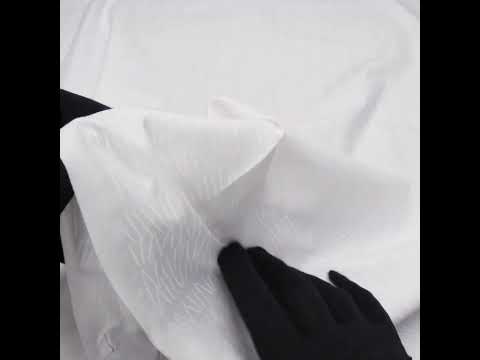 Printed Quilting Cotton by Ghazal Razavi for FIGO Studio - White on White Grass - Dovetail Collection - Image 6 of 6