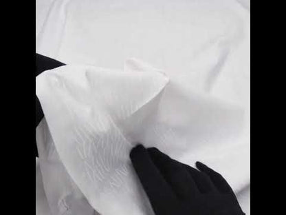 Printed Quilting Cotton by Ghazal Razavi for FIGO Studio - White on White Grass - Dovetail Collection