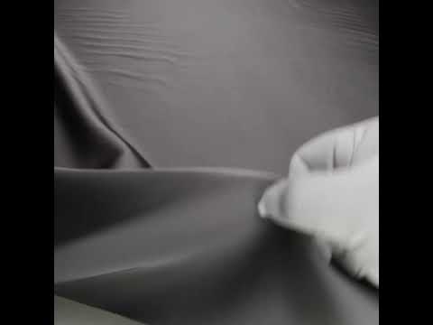 Soft Double Face Polyester Satin - Graphite Gray - Samantha Collection