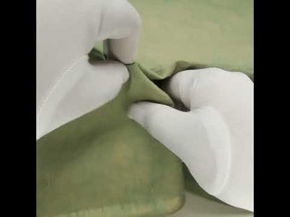 Olive Mottled Wrinkled Lightweight Cotton Canvas