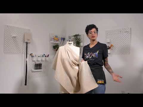 Metallic Gold and White Ultra-Stretch Raised Rib Knit