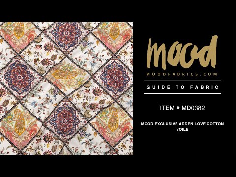 Cotton Voile - Floral Patchwork - Ardent Love Print - Mood Exclusive Kenko Collection
