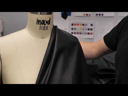 Black Fashion-Weight Faux Leather