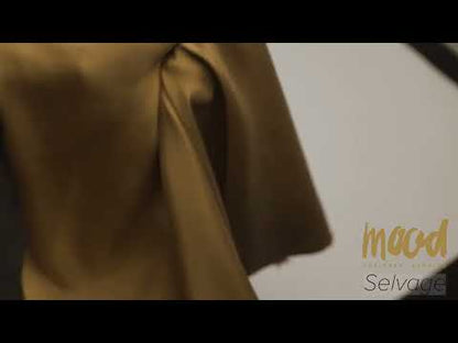 Famous Australian Designer Mustard Washed Silk Habotai