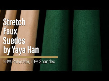 Yaya Han Stretch Faux Suede - Hunter Green - Cosplay Collection