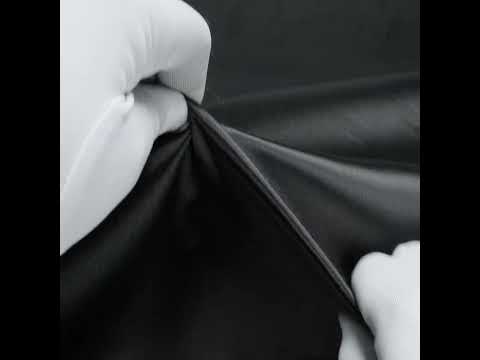 Polyester and Cotton Zibeline - Black - Image 10 of 10