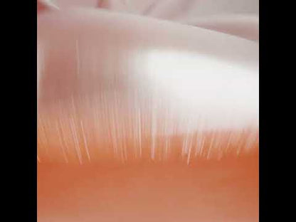 Double Faced Lame Mikado - Neon Orange and Silver - Sara Collection