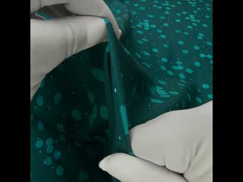 Printed Quilting Cotton by Ghazal Razavi for FIGO Studio - Teal Snow Textured Circles and Spots - Seasons Basics Collection