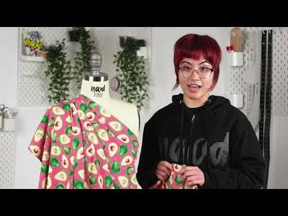 Traje de baño de compresión de tricot, con protección UV y microcápsulas de aloe vera - Aqua Avocados - Colección Caye