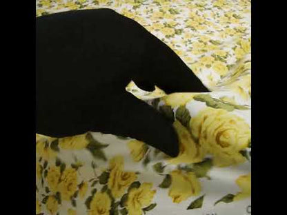 Liberty Fabrics Tana Lawn® - Carline Rose Yellow - Yellow, Green and White Rose Bouquets