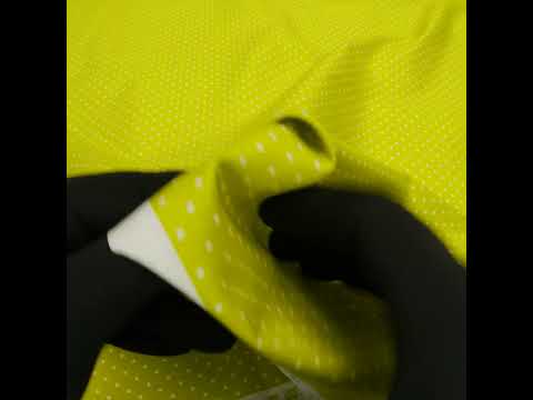 Printed Quilting Cotton by Heather Bailey for FIGO Studio - Chartreuse Lottie Dot Square Polka Dots - Pop Sugar Collection - Image 6 of 6