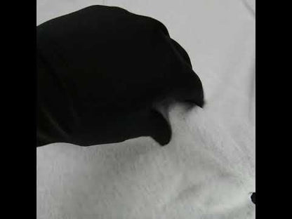 Tejido de felpa francesa de algodón - Gris claro jaspeado y blanco - Colección Elida