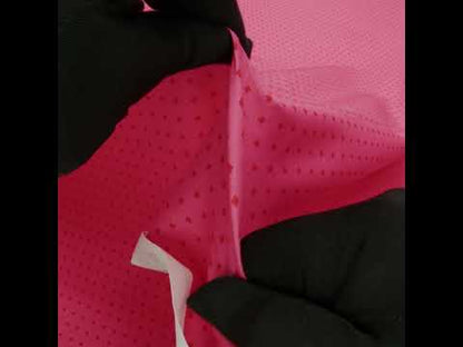 Printed Quilting Cotton by Heather Bailey for FIGO Studio - Raspberry Lottie Dot Square Polka Dots - Pop Sugar Collection