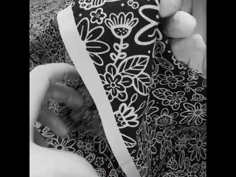 Printed Quilting Cotton by Patrick Lose for Northcott - Negative Groovy Garden Floral - Basically Black & White Collection - Image 6 of 6