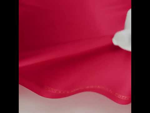 Egyptian Cotton Shirting - Bright Red - Giza Collection