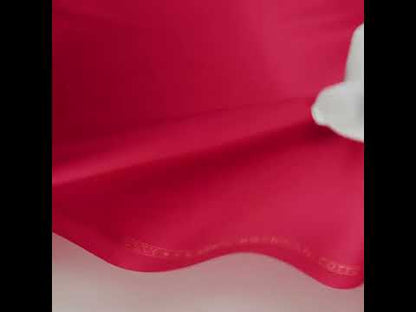 Egyptian Cotton Shirting - Bright Red - Giza Collection