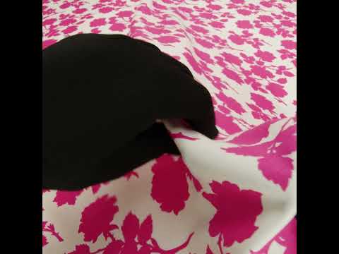 Printed Quilting Cotton by Heather Bailey for FIGO Studio - Cerise Bramble Floral Silhouettes - Pop Sugar Collection - Image 5 of 5