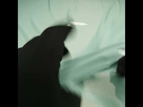 Liquid Sheen Metallic Polyester Chiffon - Silver on Aqua - Liquid Sheen Chiffon Collection