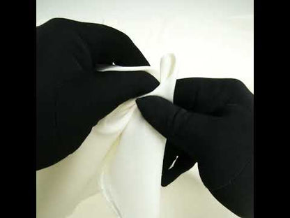 Crepé de China de seda - Blanco antiguo - Colección Premium