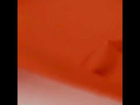 Carrot Polyester and Cotton Poplin
