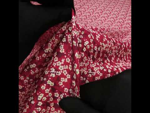 Liberty Fabrics Tana Lawn® - Mitsi Valeria Red - Red and Pink Cherry Blossoms