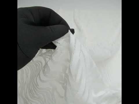 Cotton and Nylon Lace Panel with Finished Edges - Ivory Celtic Knotwork and Braids - Image 6 of 6